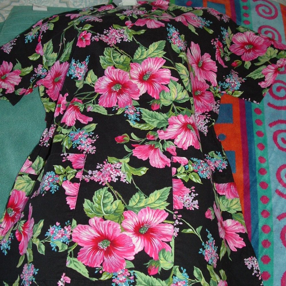 Scrub Top Unique One of a kind!